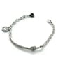 thumb Vintage Sterling Silver With Simple Retro Geometry Multi-Layer Chain Bracelets 0