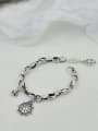 thumb Vintage Sterling Silver With Simple Retro Hollow Chain Cross Bracelets 3