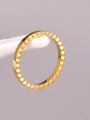 thumb Titanium Steel Geometric Minimalist Band Ring 3