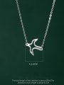 thumb 925 Sterling Silver Little Swallow Minimalist Necklace 4