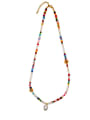 thumb Stainless steel Freshwater Pearl Multi Color Irregular Bohemia Long Strand Necklace 3