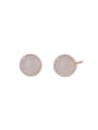 thumb 925 Sterling Silver Jade Ball Minimalist Stud Earring 4