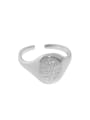 thumb 925 Sterling Silver Geometric Minimalist Ring 4