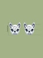 thumb 925 Sterling Silver Dog Cute Stud Earring 2