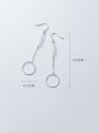 thumb 925 Sterling Silver  Minimalist  Hollow Round Hook Earring 3