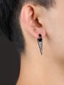 thumb Stainless steel Triangle Hip Hop Huggie Earring 1