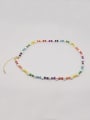 thumb Stainless steel Freshwater Pearl Multi Color  Bohemia Beaded Necklace 2