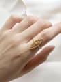 thumb Sterling Silver Gold Plated lace ring 2