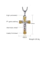 thumb Titanium Cross Minimalist Regligious Necklace 3