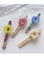 thumb Cellulose Acetate Trend Flower Alloy Hair Barrette 1