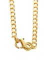 thumb Brass Geometric Vintage  Hollow Chain Necklace 2