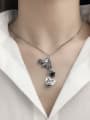 thumb Vintage Sterling Silver With Antique Silver Plated Cute Bee  Love Necklaces 2