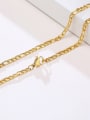 thumb Stainless steel Geometric Minimalist Chain Necklace 4