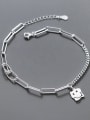 thumb 925 Sterling Silver Geometric Cute  Anklet 1