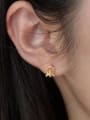 thumb 925 Sterling Silver Geometric Dainty Stud Earring 1