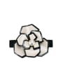 thumb Cellulose Acetate Trend Flower Alloy Hair Barrette 2