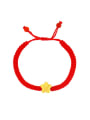 thumb Alloy Five-Pointed Star Smiley Cute Adjustable Bracelet 4