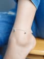 thumb 925 Sterling Silver Minimalist Bell  Anklet 1