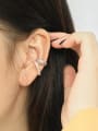 thumb 925 Sterling Silver Irregular Minimalist Single Earring (ONLY ONE PCS) 2
