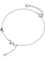 thumb 925 Sterling Silver  Minimalist  Shell  Butterfly Anklet 0