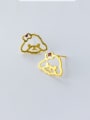 thumb 925 Sterling Silver Hollow   Dog Cute Stud Earring 0