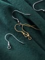 thumb 925 Sterling Silver With  Minimalist  Ear Hook Semi-Finished Earring Accessories 1