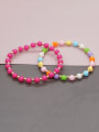 thumb Glass beads Multi Color Geometric Bohemia Beaded Bracelet 1