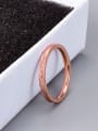 thumb Titanium Steel Round Minimalist Midi Ring 1