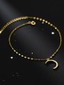 thumb 925 Sterling Silver  Minimalist  Moon Anklet 2