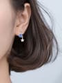 thumb 925 Sterling Silver Enamel Star Minimalist Stud Earring 1