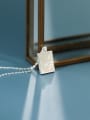 thumb 925 Sterling Silver Shell Minimalist  Geometric Pendant  Necklace 4