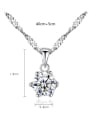 thumb 925 Sterling Silver Cubic Zirconia Pendant Necklace 3