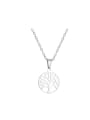 thumb Stainless steel Geometric Hip Hop Necklace 0