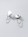 thumb 925 Sterling Silver Geometric Ethnic Clip Earring 3