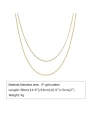 thumb Stainless steel Hip Hop Multi Strand Necklace 3