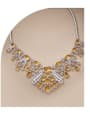 thumb Brass Cubic Zirconia Water Drop Luxury Tassel Necklace 4