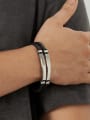 thumb Stainless steel Weave Hip Hop Set Bangle 1