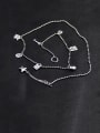 thumb Vintage Sterling Silver With Retro Old five Star Smiley Necklaces 0