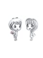 thumb 925 Sterling Silver Cute Girl Pendant 0