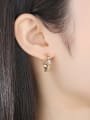 thumb Copper Geometric Minimalist Stud Earring 1