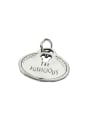 thumb Vintage Sterling Silver With Minimalist Oval Letters Pendant Diy Accessories 4