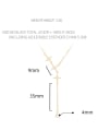 thumb 925 Sterling Silver Cubic Zirconia Tassel Dainty Lariat Necklace 3
