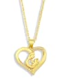 thumb Brass Cubic Zirconia Mom Heart Minimalist Necklace 2