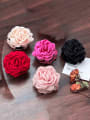 thumb Fabric Trend Flower Alloy Resin Multi Color Jaw Hair Claw 0