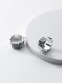 thumb 925 Sterling Silver Geometric Vintage Clip Earring 0