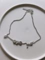 thumb 925 Sterling Silver Minimalist   Round Anklet 0