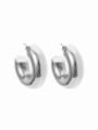 thumb Titanium Steel Smooth Geometric Minimalist Stud Earring 0