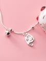 thumb 925 Sterling Silver Cute kitty bell anklet Anklet 3