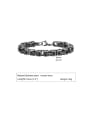 thumb Stainless steel Irregular Vintage Link Bracelet 3