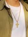 thumb Stainless steel Cross Hip Hop Regligious Necklace 1